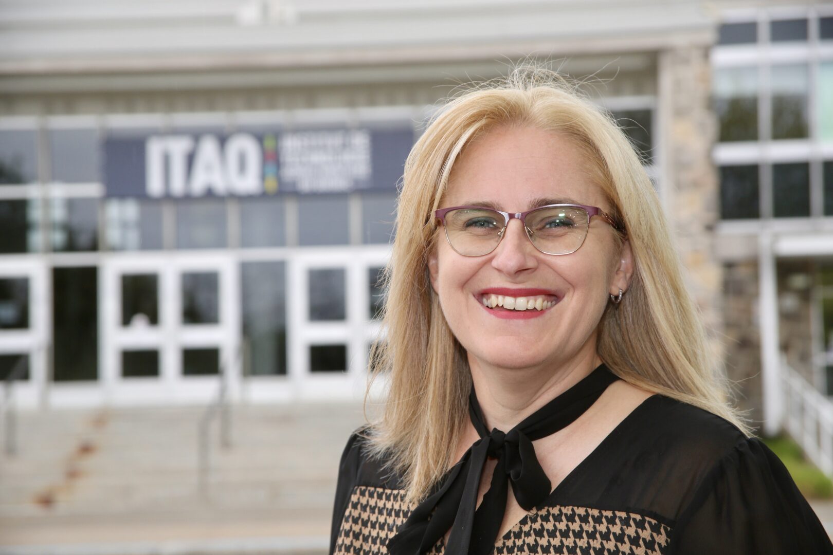 Karine Mercier, la nouvelle directrice générale de l’Institut de technologie agroalimentaire du Québec, veut se faire rassembleuse. Photo Robert Gosselin | Le Courrier ©