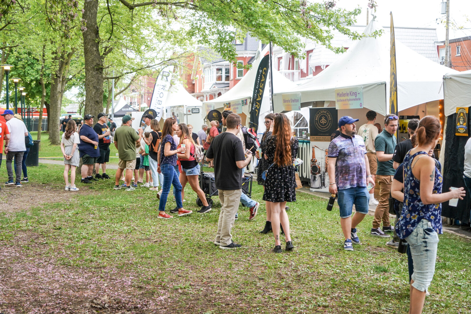 Le Festival Bouffe, Bière & Boisson de Saint-Hyacinthe a attiré environ 5000 visiteurs, du 17 au 19 mai au parc Casimir-Dessaulles. Photo François Larivière | Le Courrier ©