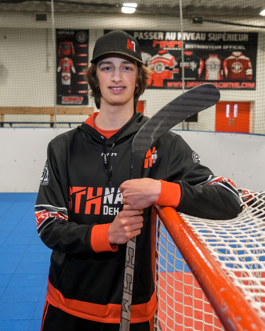 Le Maskoutain Vincent Boucher participera aux United World Games avec l’équipe canadienne de dek hockey. Photo François Larivière | Le Courrier ©