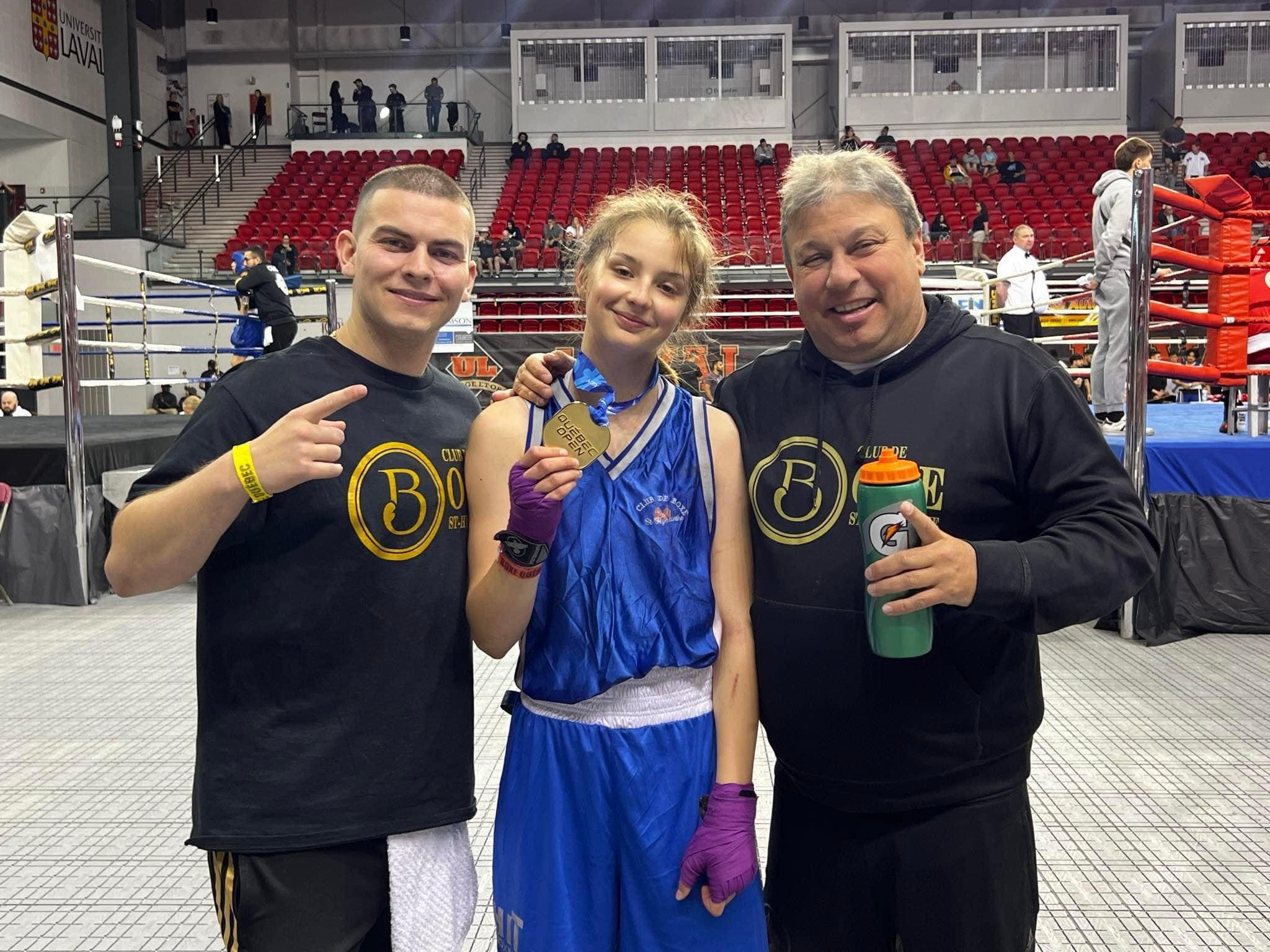 Le Club de boxe de Saint-Hyacinthe a couronné cinq champions, dont Charlie Plante. Photo gracieuseté