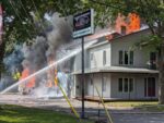 Violent incendie à Sainte-Madeleine