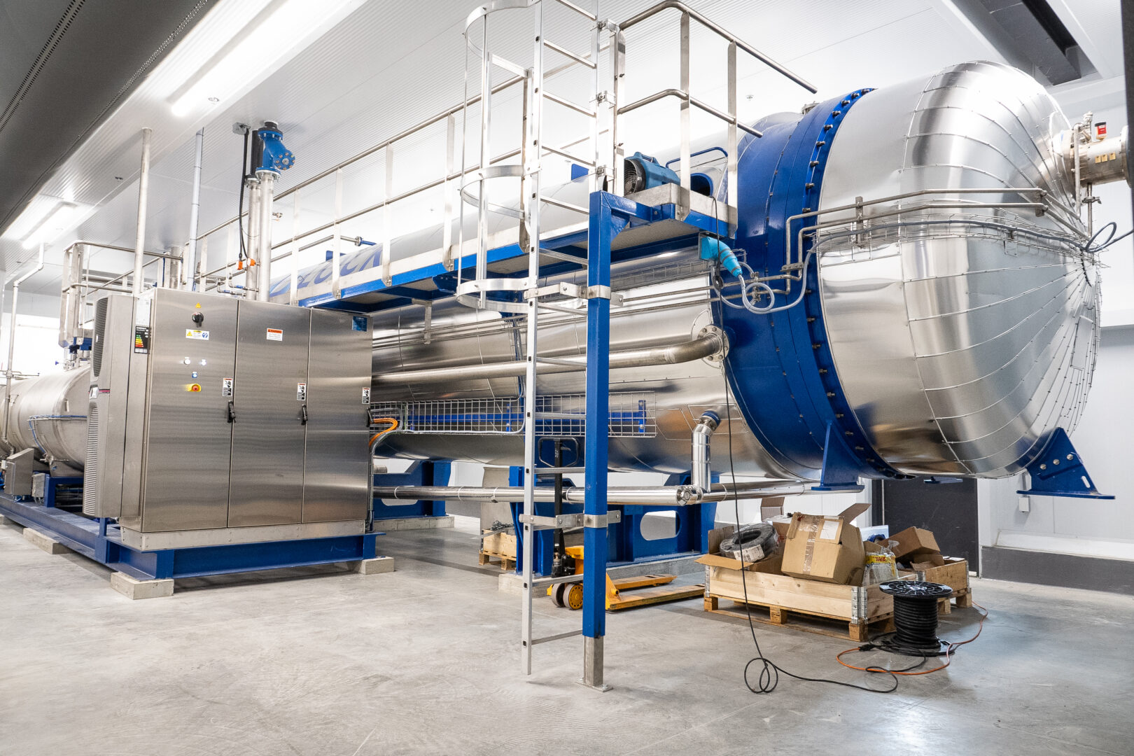 L’autoclave importé de France permet un procédé de fabrication unique au Canada. Photo gracieuseté