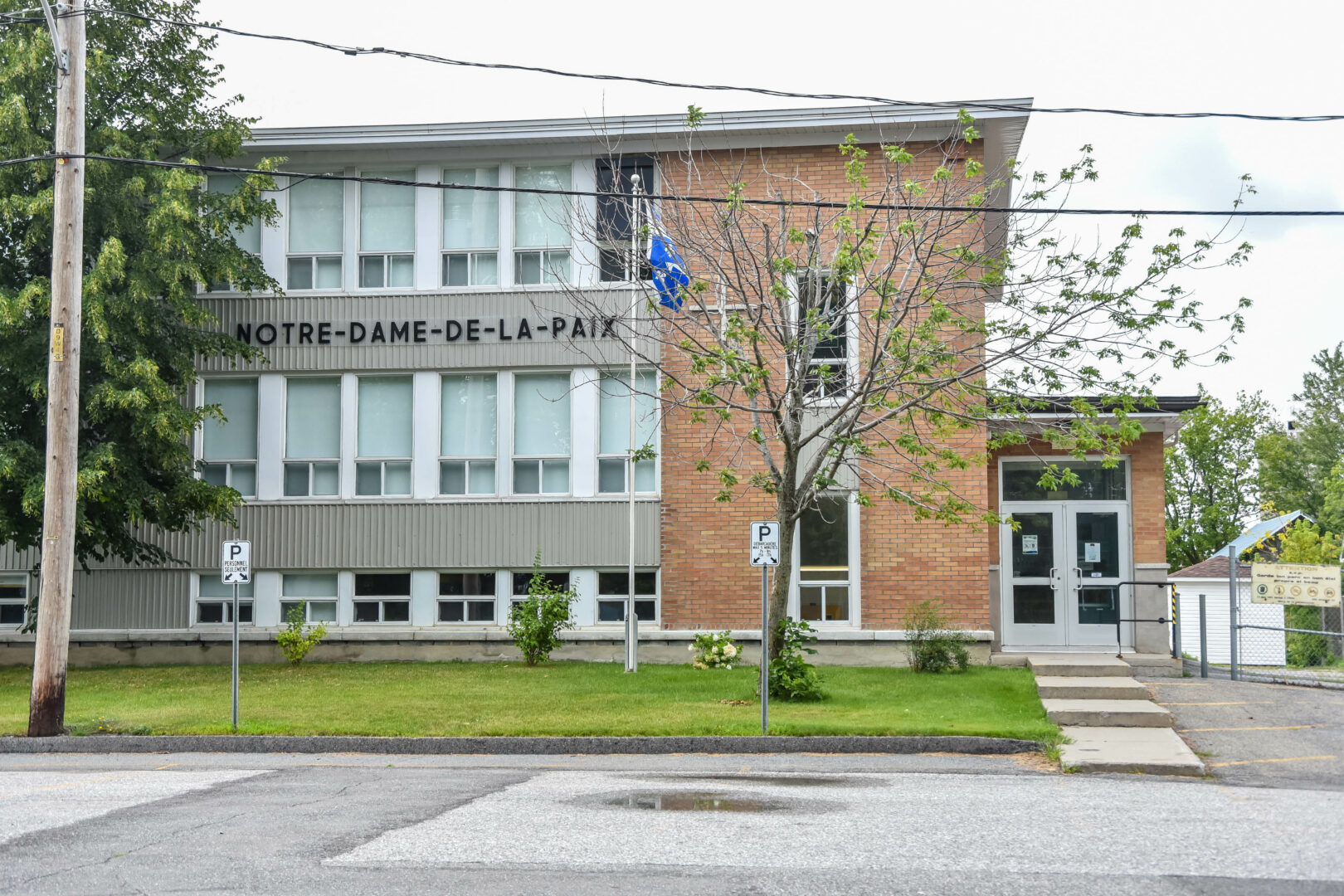 Le CSSSH a obtenu le financement pour agrandir l’école Notre-Dame-de-la-Paix à Saint-Simon en 2019, mais le contrat vient tout juste d’être octroyé, cinq ans plus tard. Photothèque | Le Courrier ©