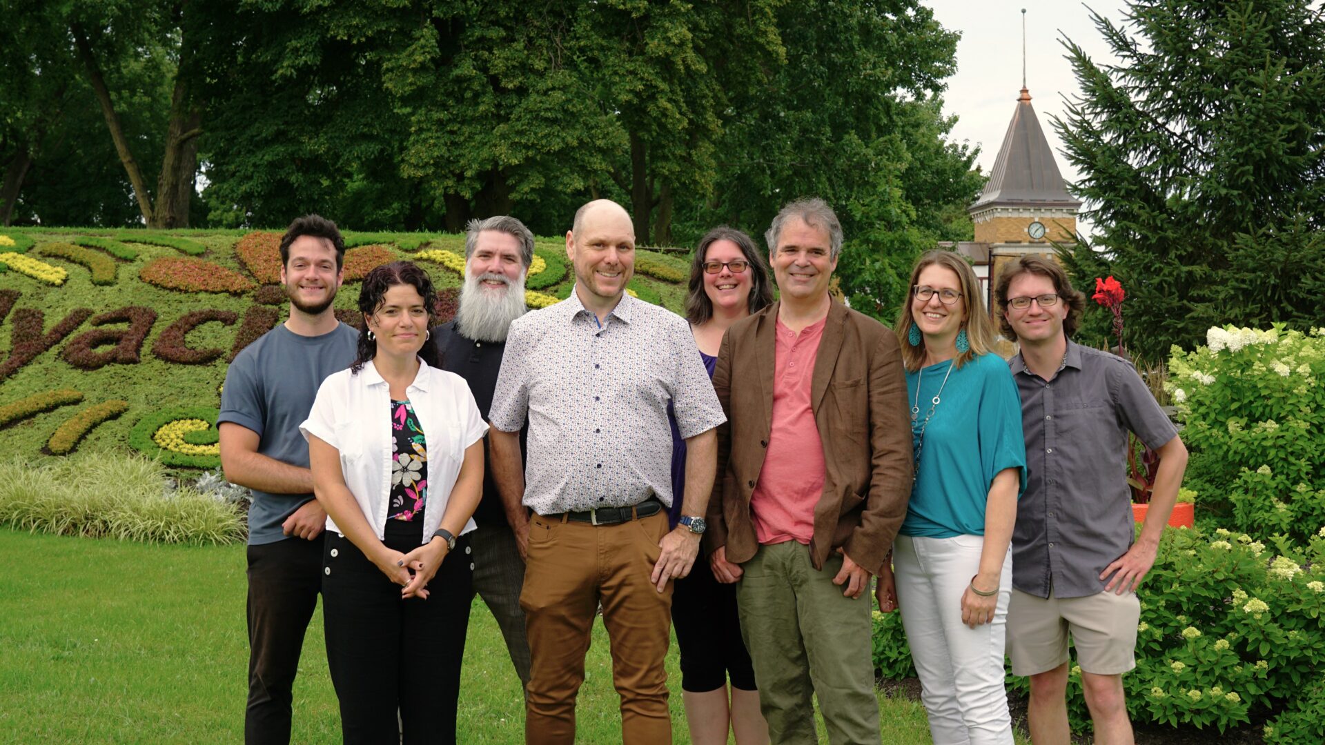 Le conseil d’administration de Saint-Hyacinthe unie est formé de Jordan Bernard, Julie Marcotte , Alexandre Tardif, Jean-Luc Cécyre, Françoise Pelletier, Marc Bisaillon, Sylvie Tétreault et Jean-Frédéric Vaudry. Annabelle T. Palardy et Brigitte Gaudreau sont absentes de la photo. Photo gracieuseté