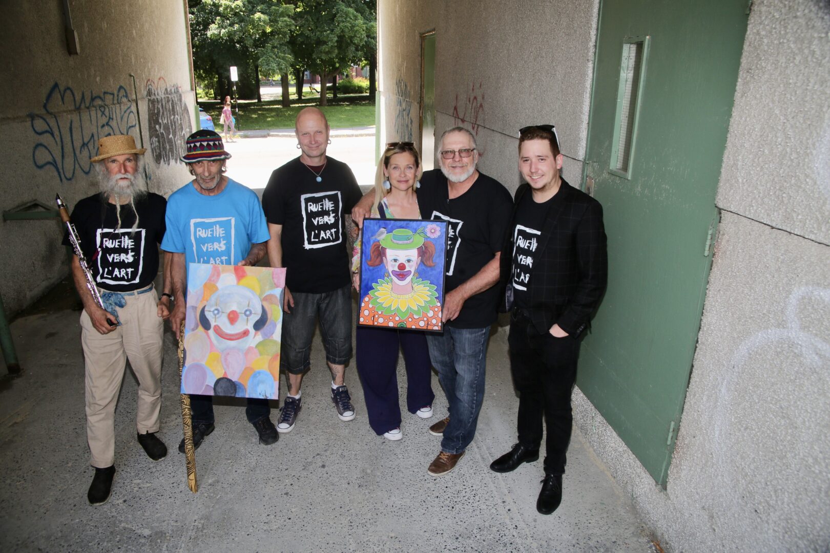 La ruelle située derrière la galerie 1855, au centre-ville de Saint-Hyacinthe, s’animera durant cinq journées d’activités variées où les arts sous toutes les formes se côtoieront dans le but de rassembler les gens et de promouvoir les bienfaits de l’art. Photo Robert Gosselin | Le Courrier ©