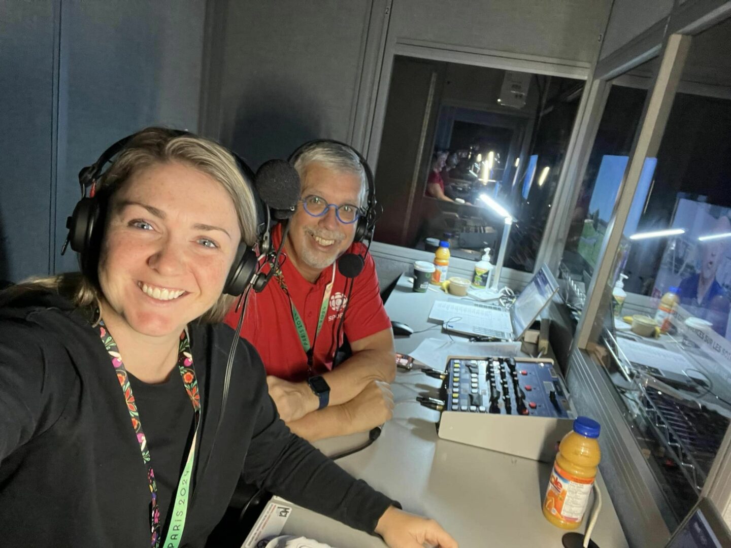 On a pu entendre Valérie Tanguay aux côtés de Jean St-Onge à Radio-Canada durant le tournoi de golf féminin des Jeux olympiques. Photo gracieuseté