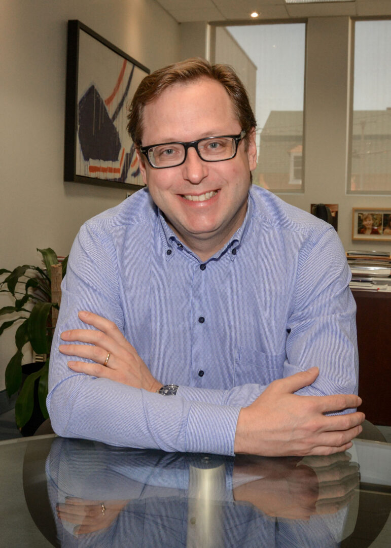 L’éditeur du Courrier de Saint-Hyacinthe, Benoit Chartier. Photothèque | Le Courrier ©