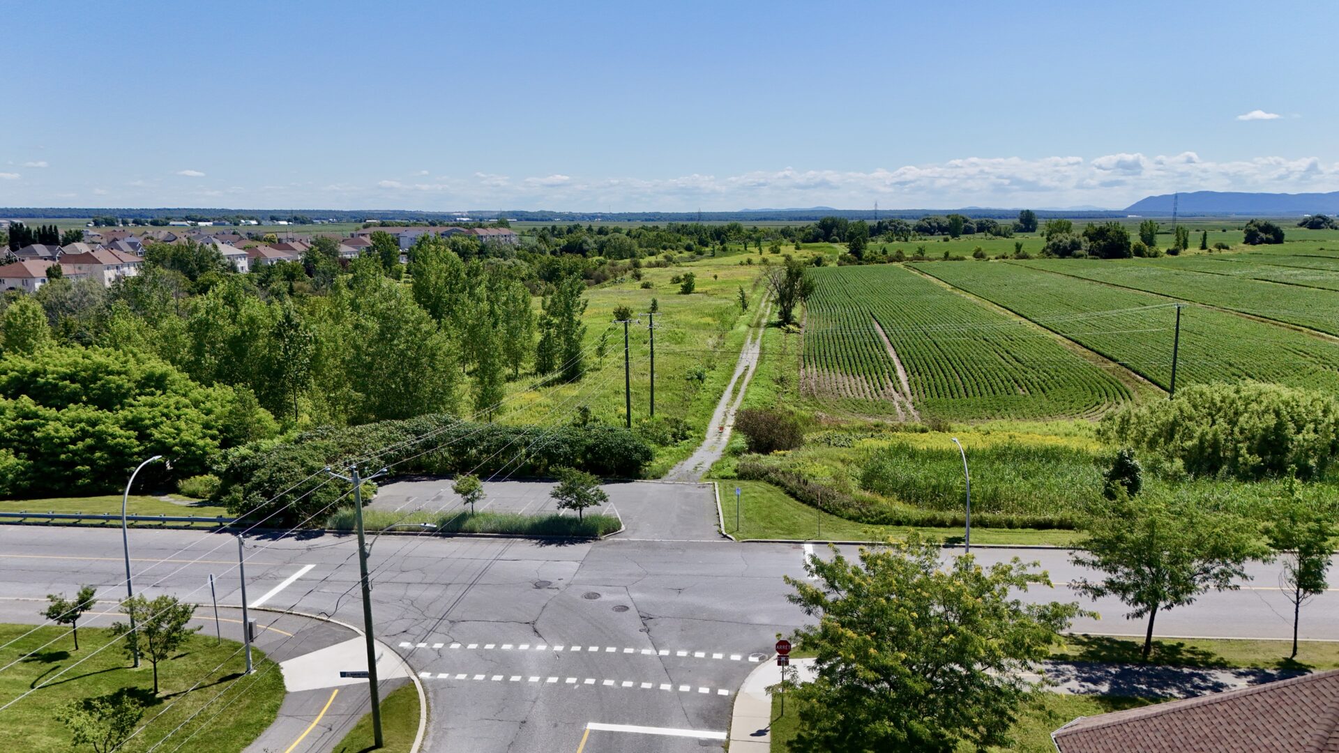 Les terres de la Métairie acquises par la Ville de Saint-Hyacinthe pour en faire un parc-nature sont situées à l’intersection de la rue des Seigneurs Ouest et de l’avenue Bourdages Sud. Photothèque | Le Courrier ©