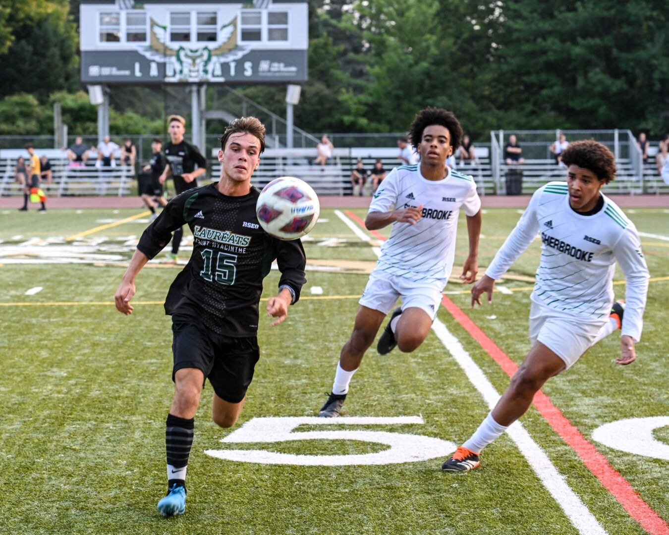 Les Lauréats commenceront leur saison face aux Cavaliers du Collège Bois-de-Boulogne ce vendredi 23 août au Cégep de Saint-Hyacinthe. Photo François Larivière | Le Courrier ©