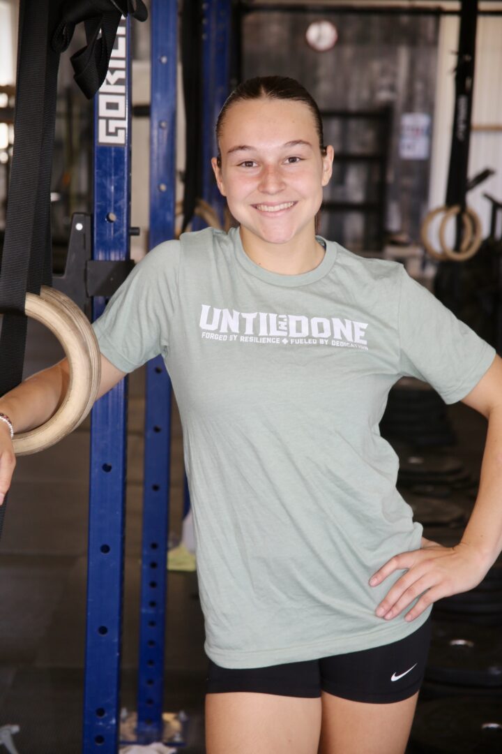 Jeanne Asselin, de Saint-Liboire, participera aux Teenage CrossFit Games à la fin août. Photo Robert Gosselin | Le Courrier ©