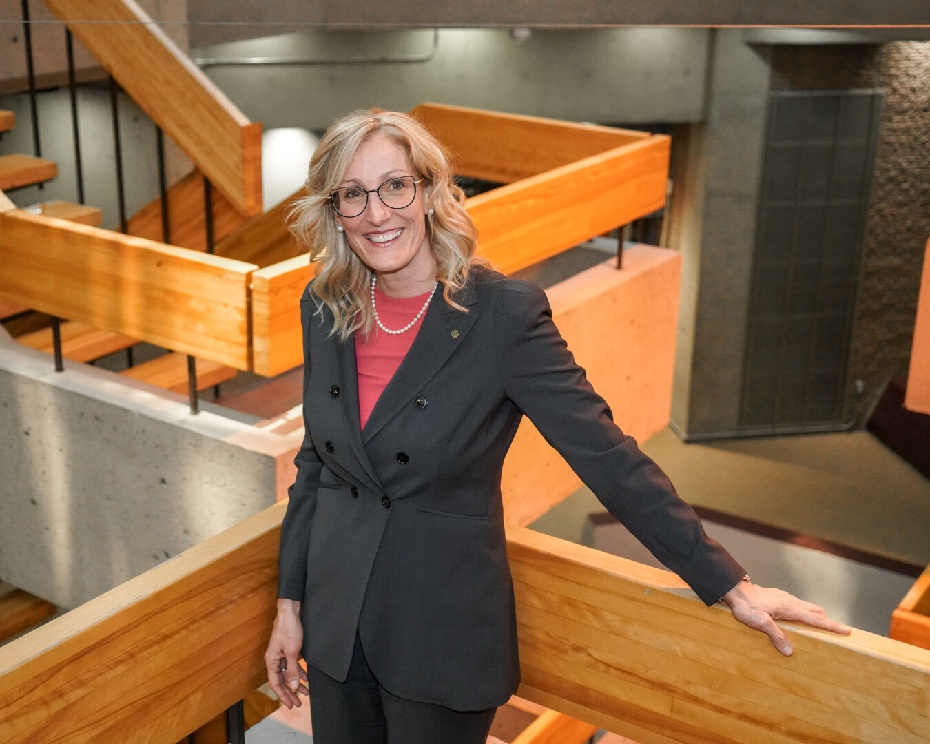 La directrice générale par intérim du Cégep de Saint-Hyacinthe, Fanie-Claude Brien. Photo François Larivière | Le Courrier ©