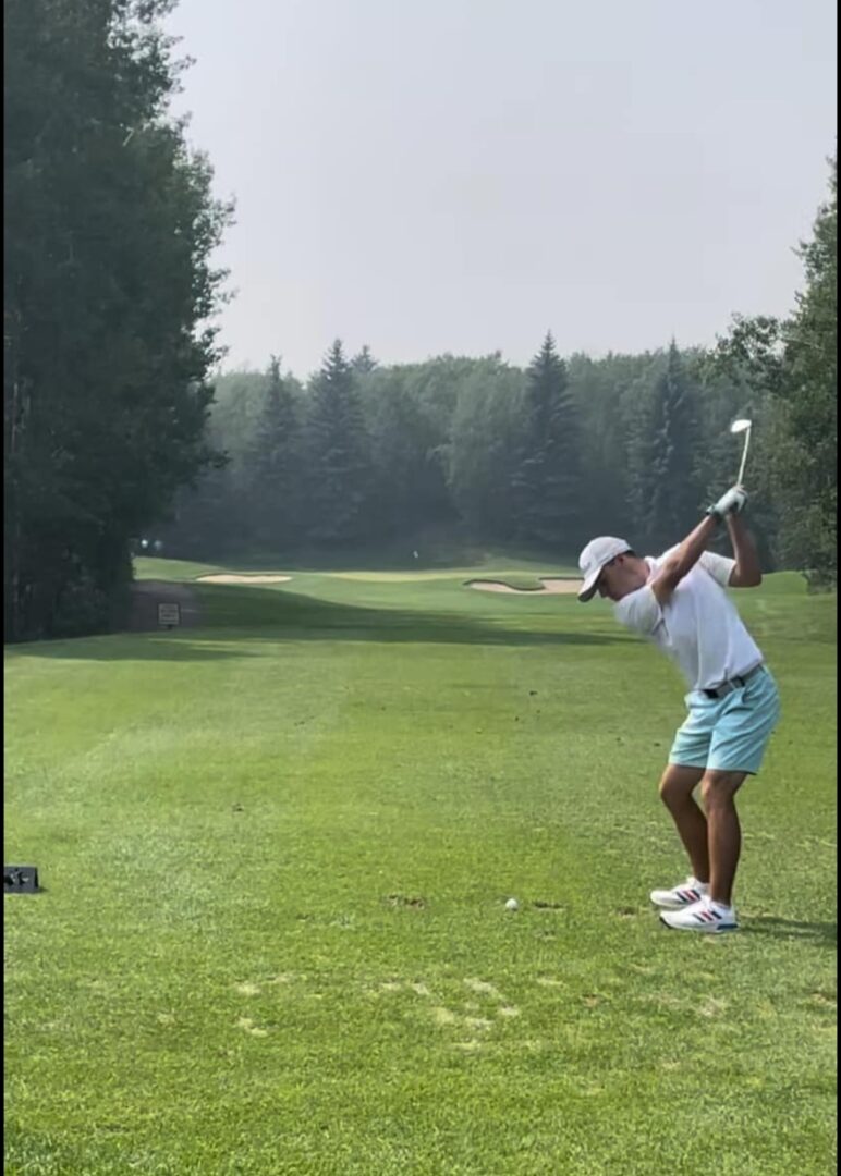 Cameron Robitaille s’est classé au 55e rang lors du plus récent championnat canadien junior. Photo gracieuseté