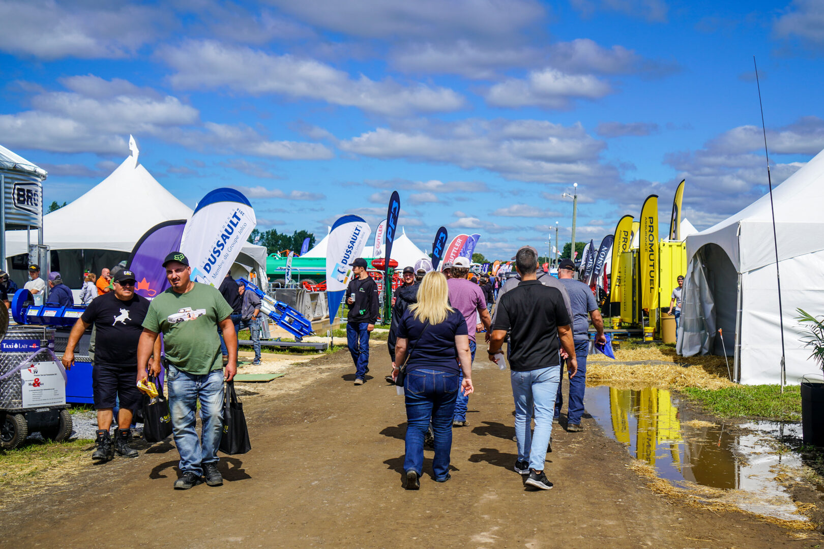 Près de 16 000 visiteurs ont mis les pieds à l’Expo-Champs pour sa 25e édition, du 27 au 29 août, à Saint-Liboire. Photo François Larivière | Le Courrier ©