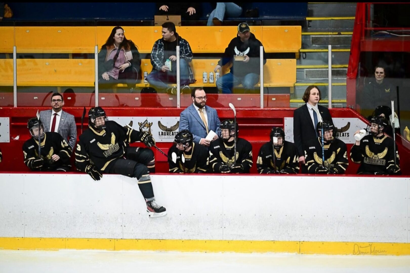 L’entraîneur-chef des Lauréats, Gabriel Doyon, pourra compter sur un petit groupe de vétérans en vue de sa deuxième saison à la barre de la formation maskoutaine. Photo gracieuseté