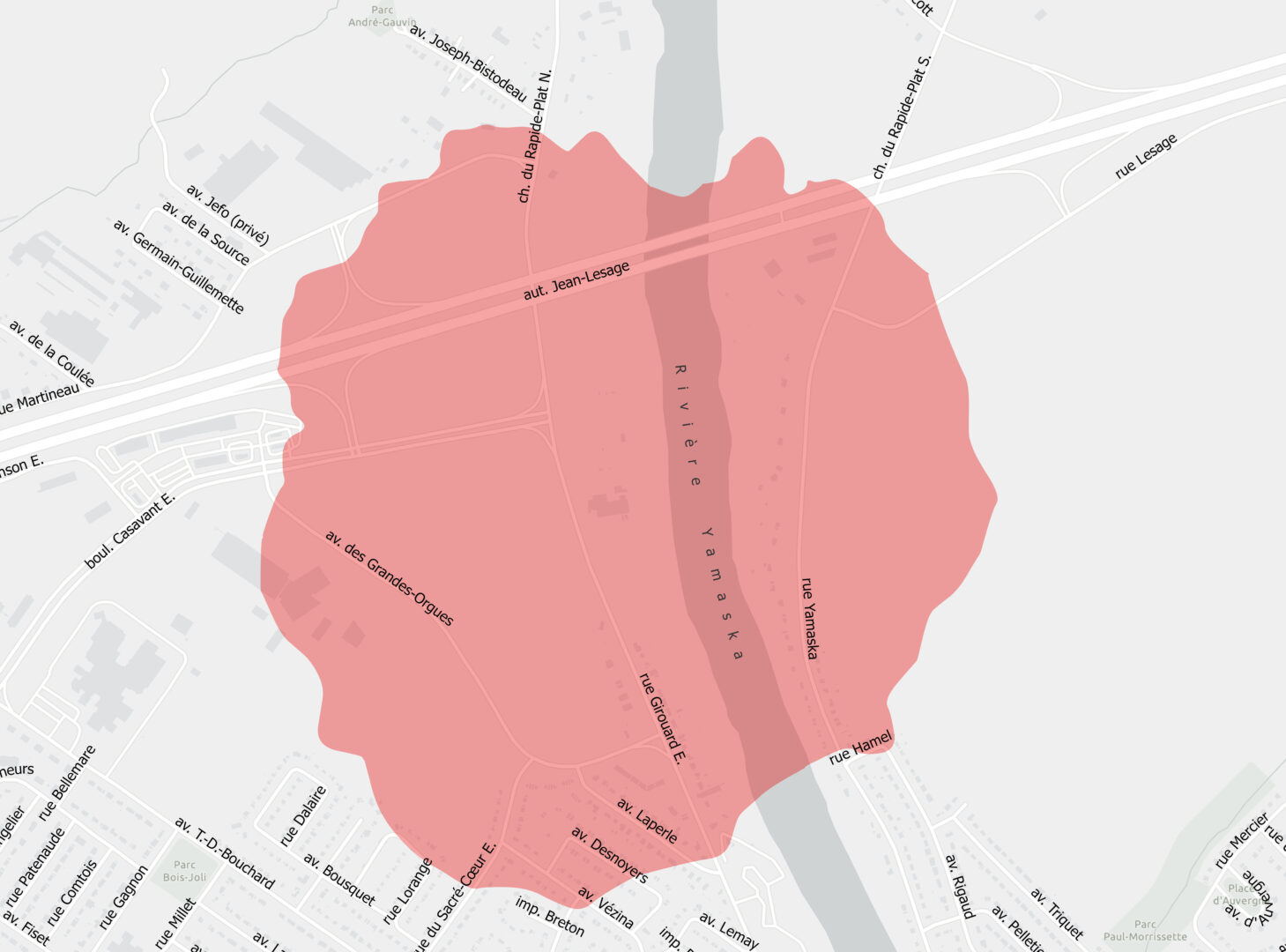 La Ville de Saint-Hyacinthe interdit l’ajout de logements et de commerces dans ce secteur