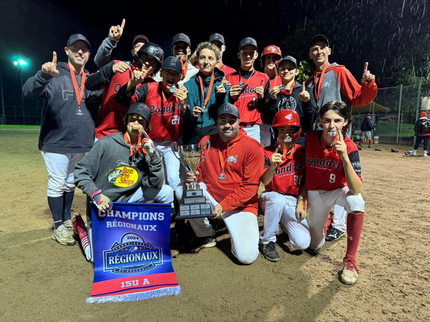 Les Condors Rouges 15U A. Photo gracieuseté