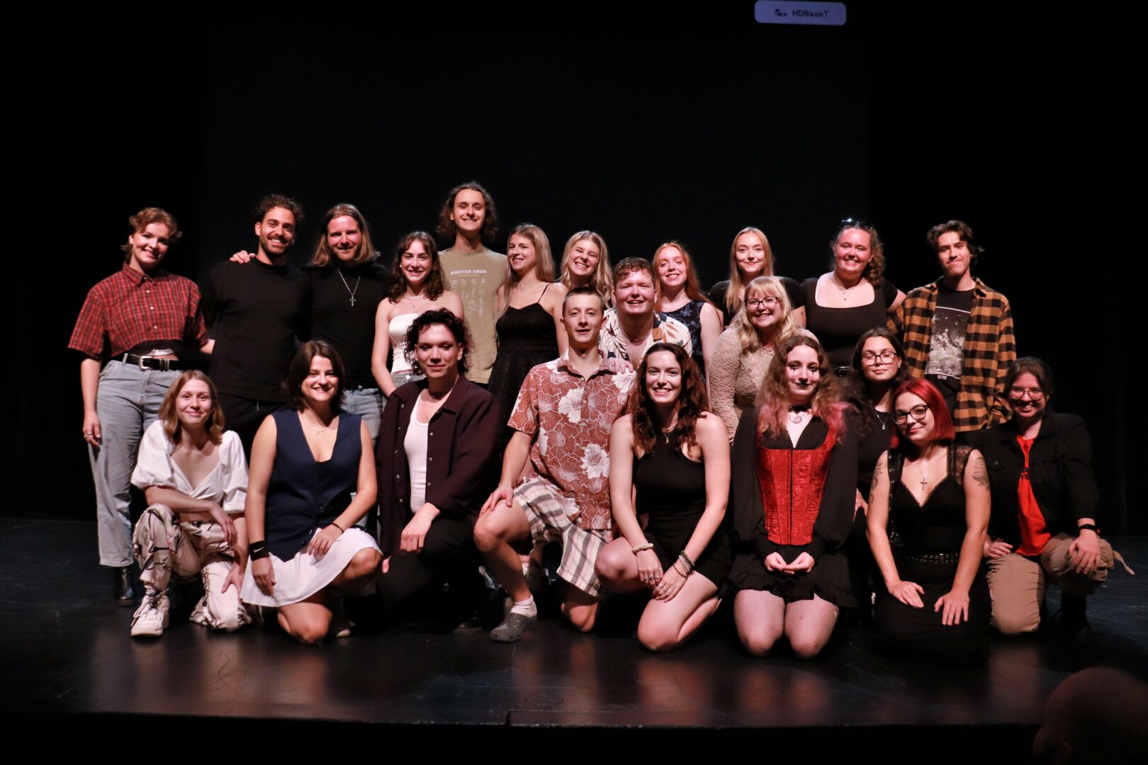 La cohorte 2024-25 des finissants de l’École de théâtre du Cégep de Saint-Hyacinthe. Photo gracieuseté