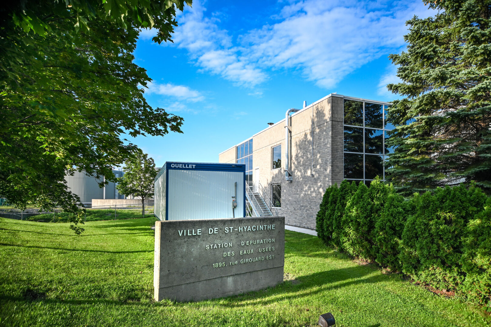 La mise aux normes de l’usine d’épuration de Saint-Hyacinthe nécessite des investissements de plus de 110 M$. Photo François Larivière | Le Courrier ©�