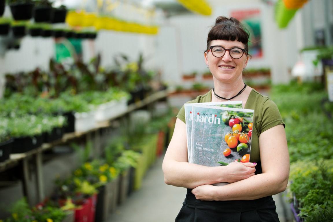 Julie Boudreau. Photo Planète jardin