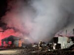 Un bâtiment agricole flambe à Sainte-Hélène