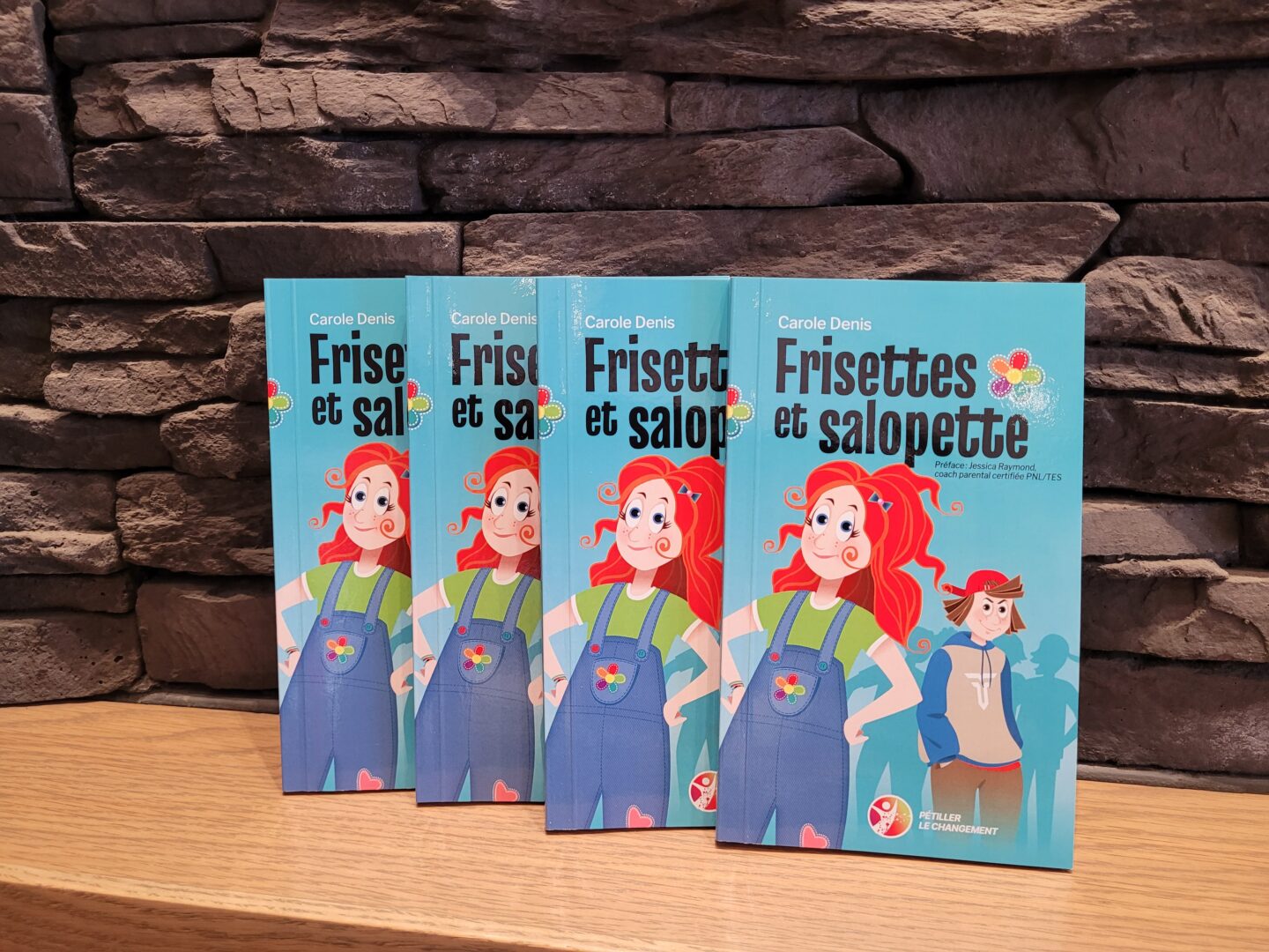 Carole Denis présentera son livre Frisettes et salopette lors d’un lancement à la Librairie L’Intrigue le 7 novembre. Photo gracieuseté