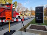 La mobilité active améliorée près de la bibliothèque