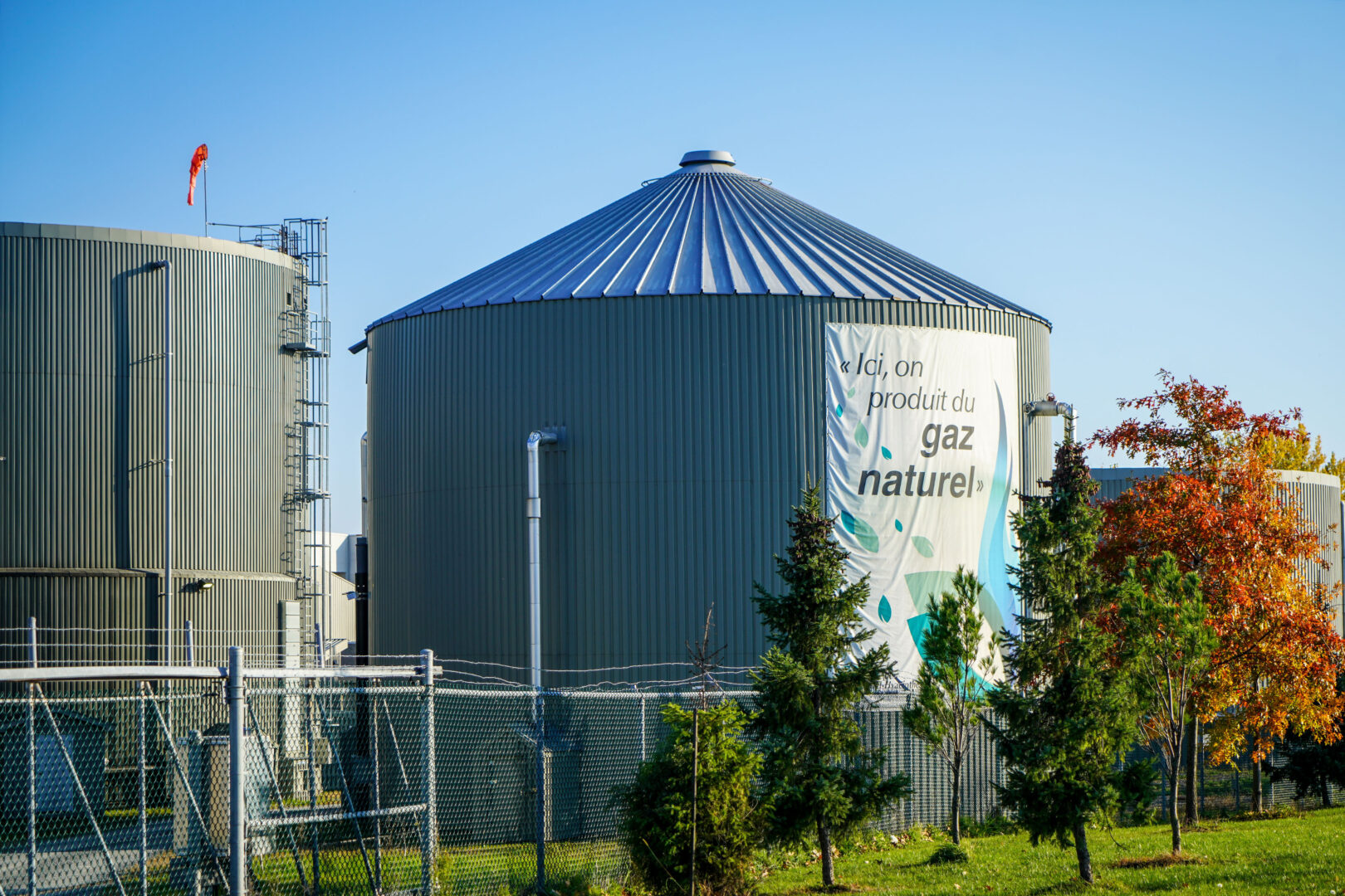 L’usine de biométhanisation de Saint-Hyacinthe n’a pas réussi à remplir ses engagements auprès d’Énergir durant ses premières années d’opération. Photo François Larivière | Le Courrier ©