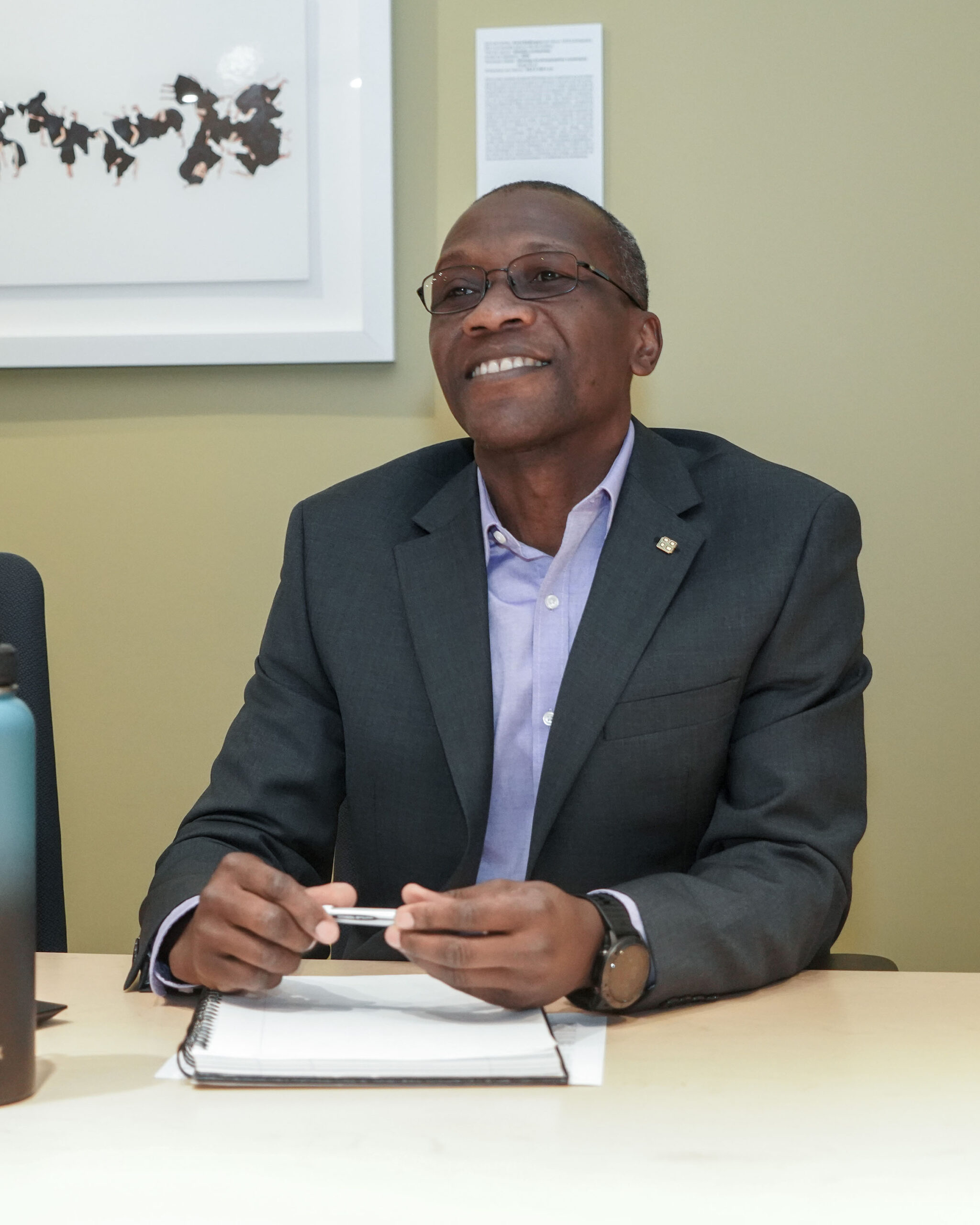 Le président du Cégep de Saint-Hyacinthe, Joseph Noumbissi, a annoncé la formation d’un comité qui a le mandat d’élaborer un plan d’action visant à améliorer la gouvernance du collège. Photothèque | Le Courrier ©