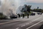 Un véhicule s’enflamme sur la route 235 à Saint-Pie