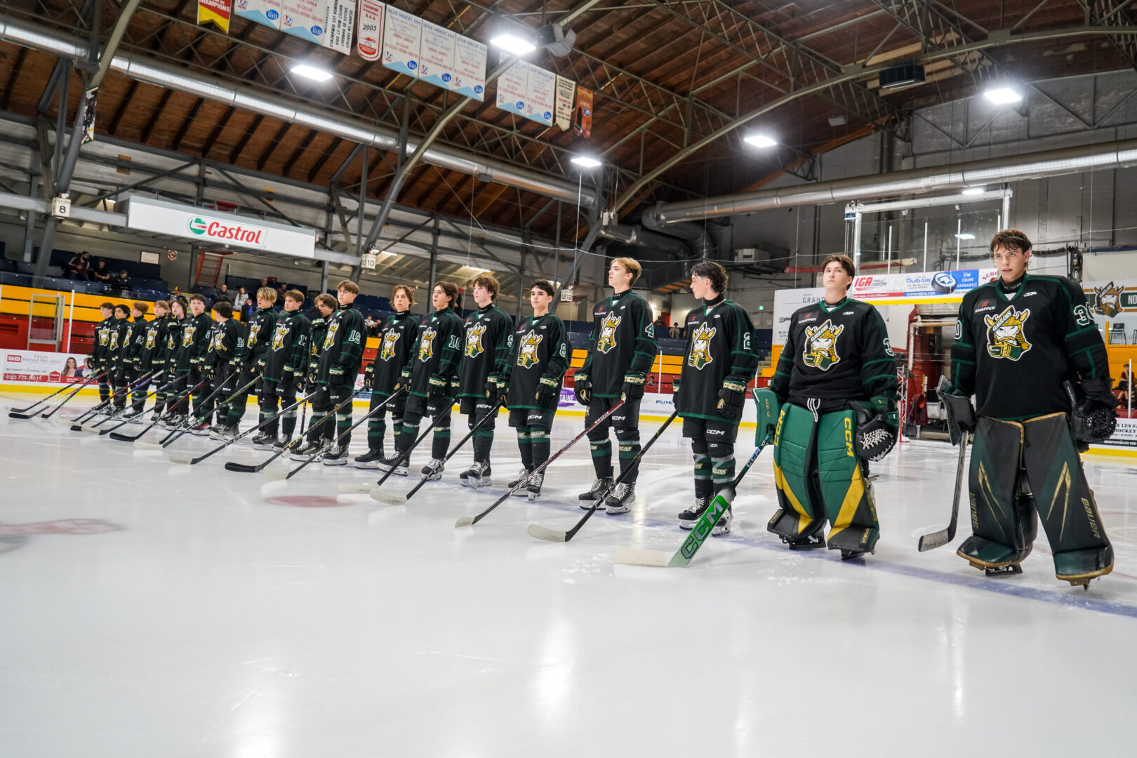 Même après avoir tiré de l’arrière 3 à 0 à Châteauguay, les Gaulois ont trouvé le moyen de l’emporter. Photo François Larivière | Le Courrier ©