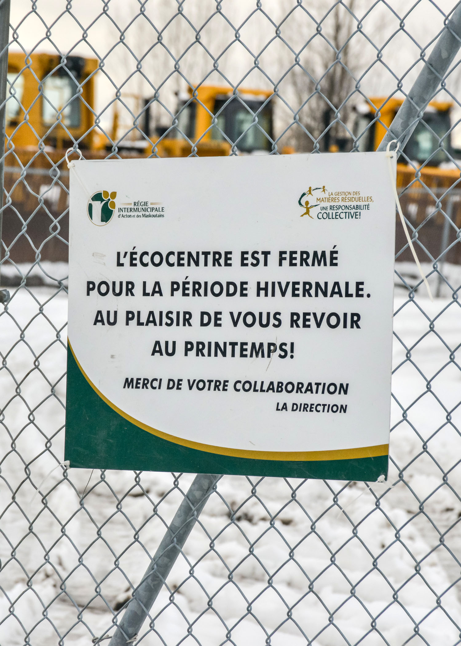 L’écocentre de Saint-Hyacinthe fermera ses portes le 24 novembre. Photothèque | Le Courrier ©