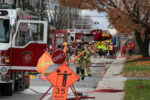 Fuite de gaz sur la rue des Seigneurs Est  à Saint-Hyacinthe