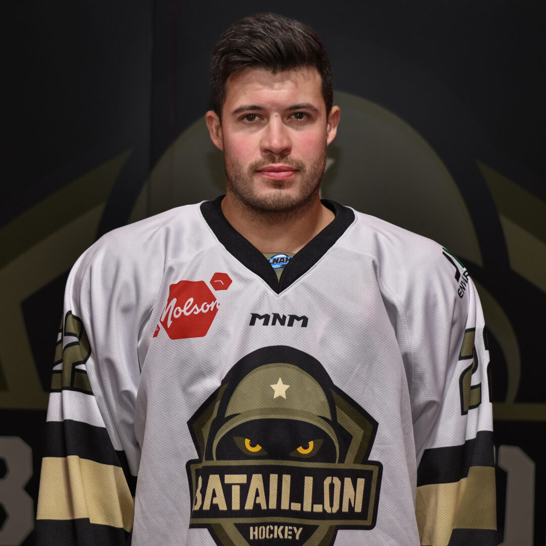 Dany Potvin a enregistré trois buts en deux matchs pour le Bataillon face à l’Assurancia au cours de la fin de semaine. Photo gracieuseté