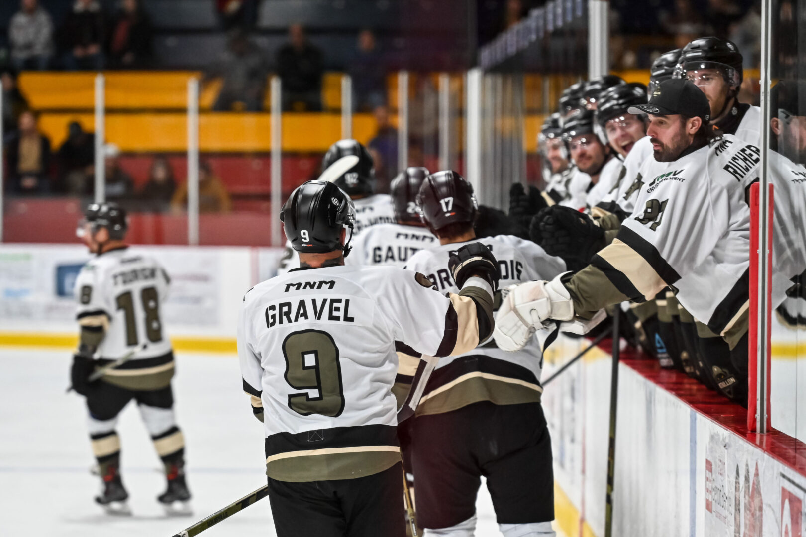 Zachary Gravel a marqué deux buts, dont celui de la victoire en prolongation, face aux Pétroliers de Laval le 14 novembre. Photo François Larivière | Le Courrier ©