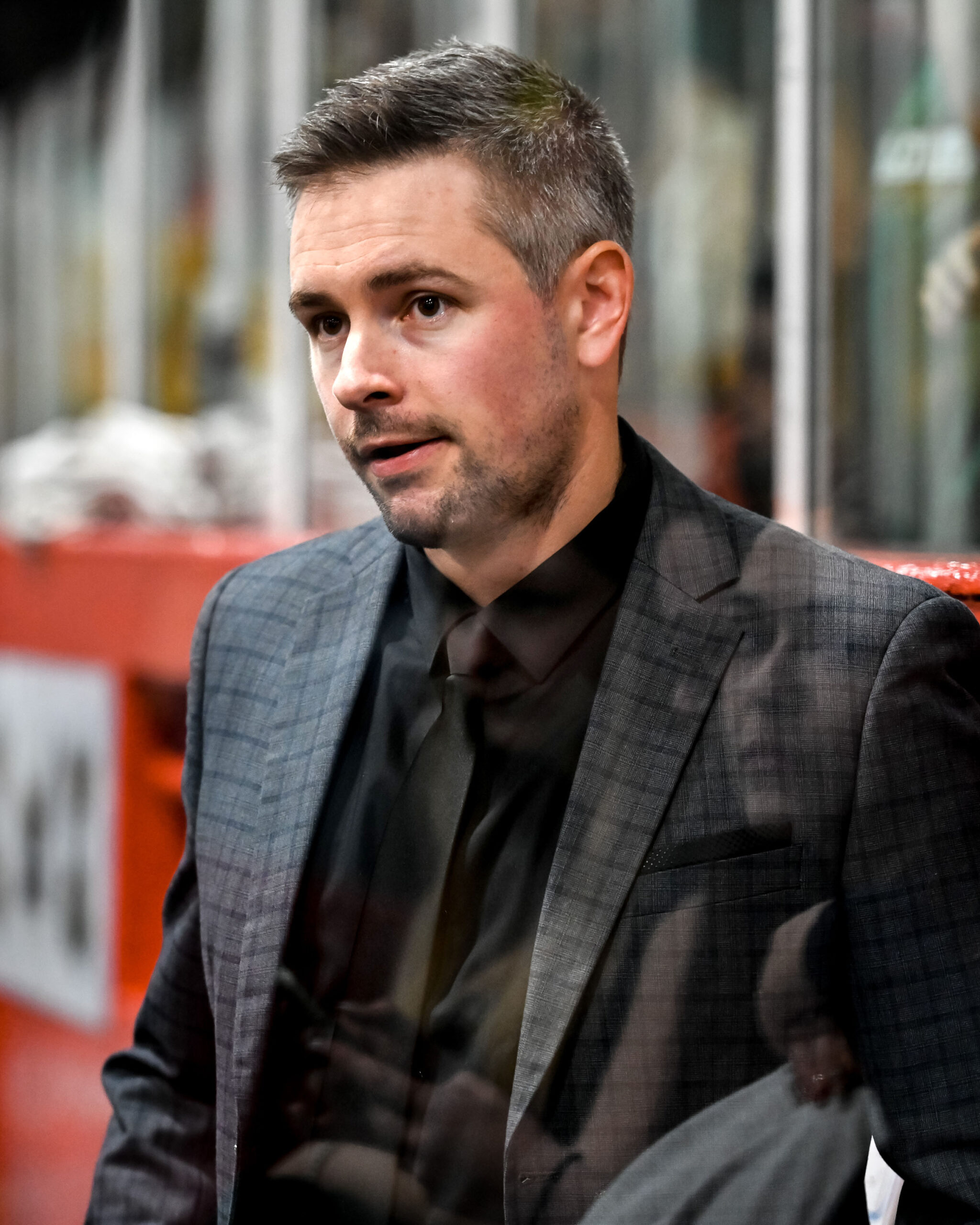 L’entraîneur-chef des Gaulois, Alex-André Perron, explique les récents insuccès de l’équipe par un manque d’intensité. Photo François Larivière | Le Courrier ©