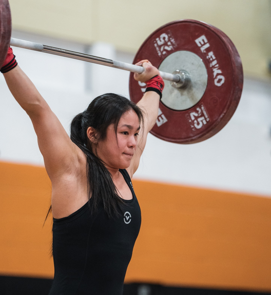 Ann-Sophie Taschereau (photo) a mené la délégation de La Machine Rouge au Championnat du monde senior d’haltérophilie avec une 9e place.Photo Fédération d’haltérophilie du Québec