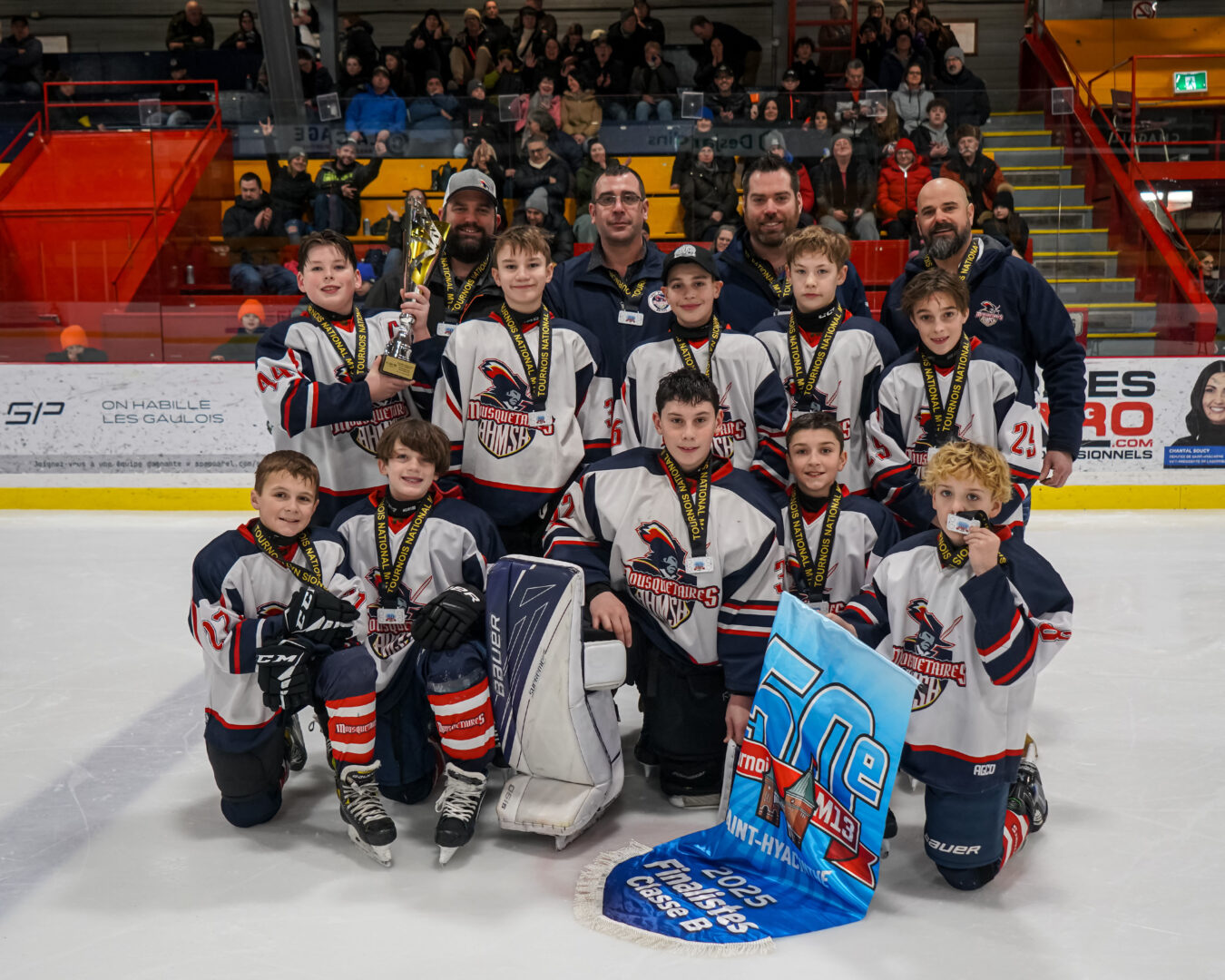 Les Mousquetaires 3 de Saint-Hyacinthe, finalistes dans la classe B. Photo François Larivière | Le Courrier ©