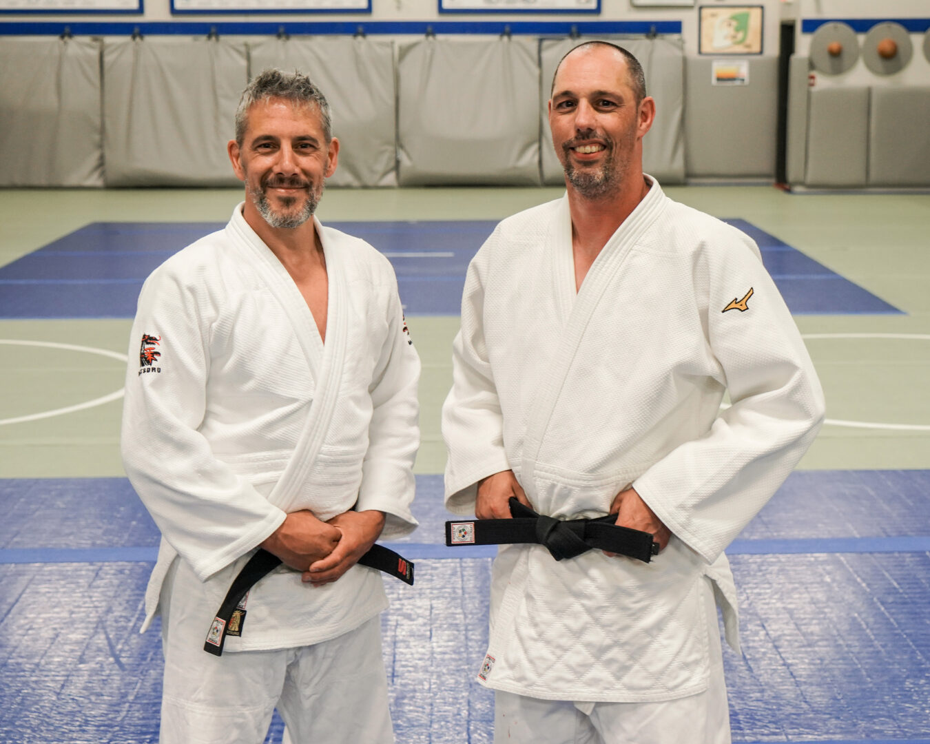 Les judokas Simon Dufour et Philippe Dutremble. Photo François Larivière | Le Courrier ©