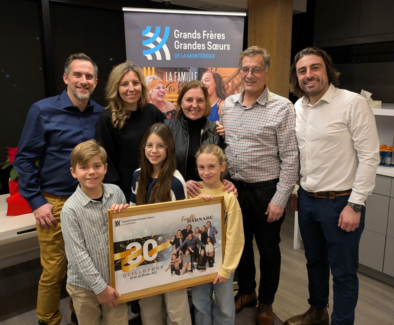 La famille Barnabé assurera la présidence d’honneur du 30e quillothon des Grands Frères Grandes Sœurs de la Montérégie, du 18 au 22 février, au Salon de quilles Saint-Hyacinthe. Photo Adam Bolestridge | Le Courrier ©