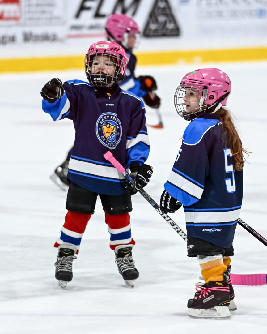 Une équipe de hockey formée uniquement de joueuses de Saint-Hyacinthe est offerte cette saison dans la classe M7. Photo François Larivière | Le Courrier ©