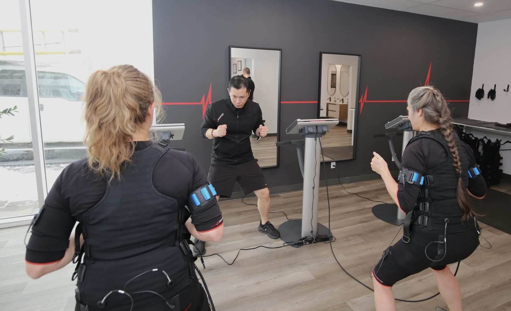 La technologie des gyms Iron Body Fit permet de faire des séances d’entraînement plus courtes et plus efficaces. Photo Robert Gosselin | Le Courrier ©