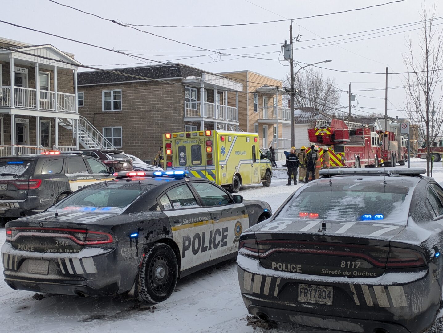 ﻿C’est un incendie de nature électrique qui a coûté la vie à une Maskoutaine de 87 ans, le 4 janvier, sur l’avenue Saint-Luc à Saint-Hyacinthe. Photo Adam Bolestridge | Le Courrier ©