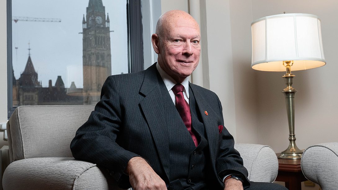 Le sénateur conservateur Jean-Guy Dagenais. Photo gracieuseté