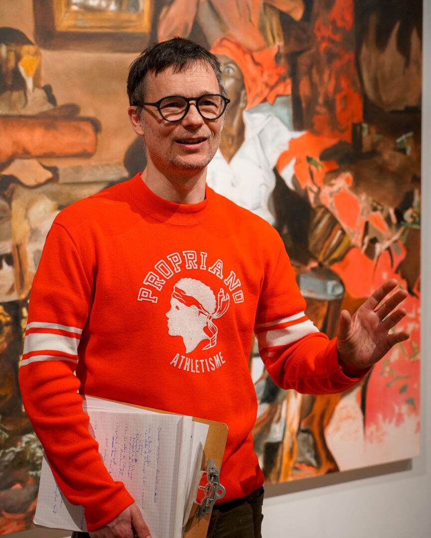 L’artiste Christian Messier. Photo François Larivière | Le Courrier ©