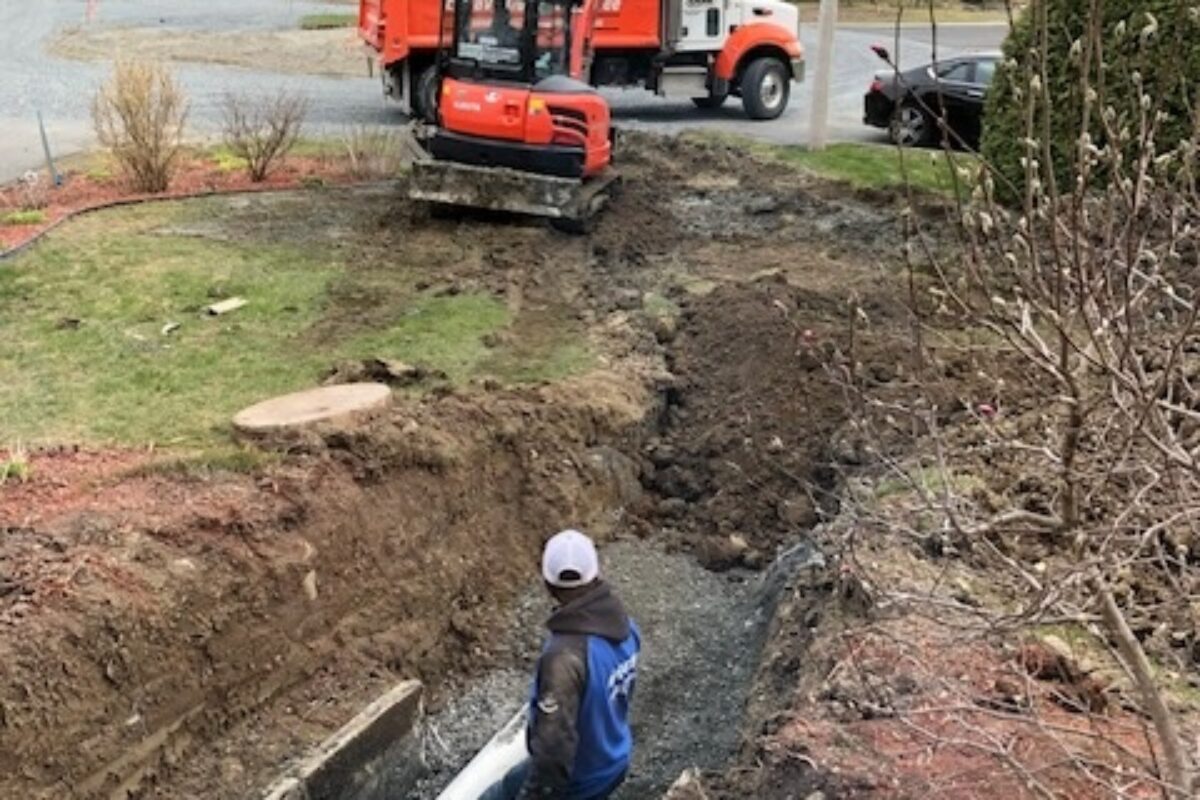 Cela fait moins de cinq ans qu’ont été effectués les travaux pour brancher au réseau d’égout de Saint-Hyacinthe 46 résidences et 12 locaux commerciaux sur les rues Palardy et Berger et sur un tronçon du boulevard Laurier, à Sainte-Marie-Madeleine. Photo gracieuseté