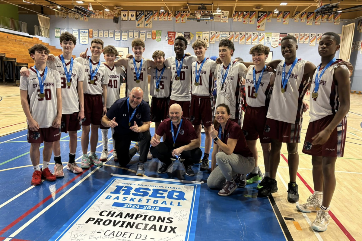 Les Patriotes de l’École secondaire Saint-Joseph ont remporté leur toute première bannière de champions provinciaux en basketball grâce à leur équipe cadet masculin D3. Photo gracieuseté