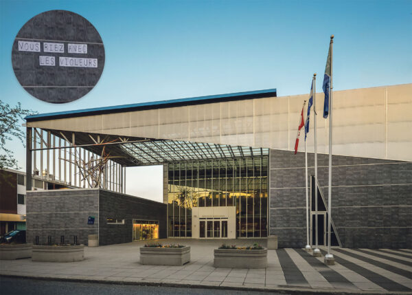 Le Centre des arts Juliette-Lassonde n’entend pas à rire avec le vandalisme