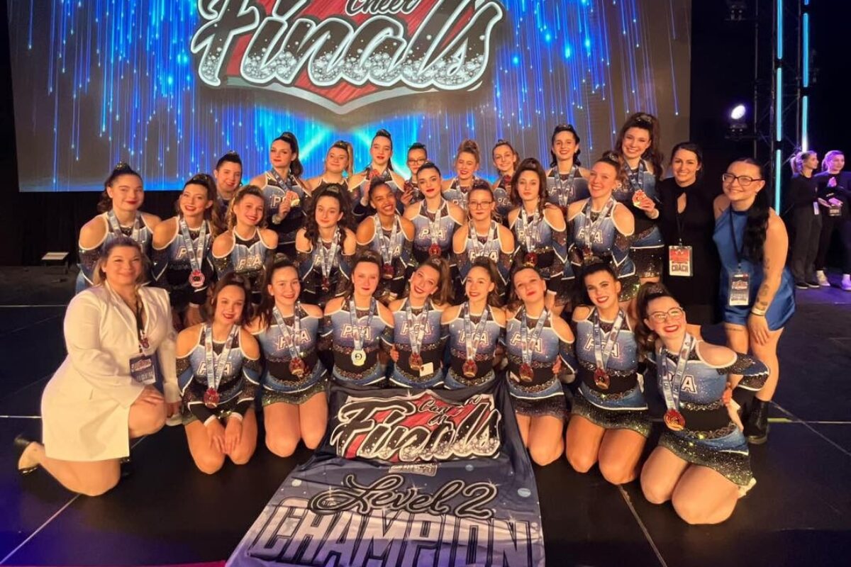 Première équipe de ProCheer à participer aux Canadian Cheer Finals, Quad Aces a été sacrée championne du niveau 2. Photo gracieuseté