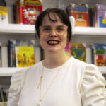 Roxane Brouillard a lancé le livre jeunesse L’étrange histoire du chevalier Gaspard.Photo Camila Frenière-Gaviño | Le Courrier ©