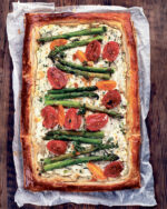 Tarte fromagée aux légumes
